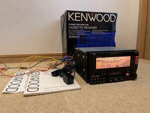 送料無料　当時物　カセットデッキ　KENWOOD　KRC-X11　完動品　パネルイルミ2色切替え　元箱と取扱説明書付属