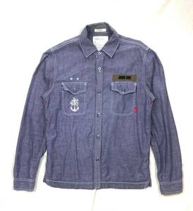 WTAPS(ダブルタップス) WAY OF LIFE コレクション CELL L/S SHIRT COTTON CHAMBRAY (S)