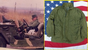 米軍実物 ナム戦 1977” Ｍ６５ フィールドジャケット ＯＤ　Ｍ－Ｒ F191x