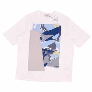 未使用 エルメス HERMES Tシャツ カットソー 22SS Zouaves and Dragons ズアヴとドラゴン 半袖 トップス メンズ M cf05dl-rm05f10291