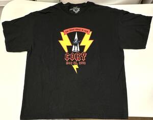 AC/DC アンガス・ヤング Tシャツ For Those About to Rock CORY May 25, 2008 悪魔の招待状 ロックTシャツ バンドTシャツ