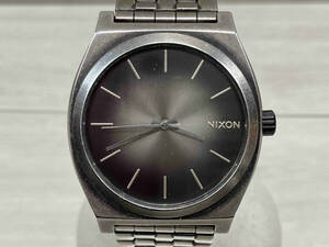 nixon THE TIME TELLER クォーツ ケースサイズ 3.5cm ベルト中錆びつきあり/全体小キズあり