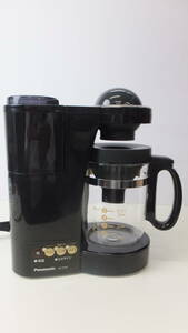 ◆Panasonic　パナソニック　コーヒーメーカー　NC-S35P　ミル付き　浄水　ブラック　2012年製　ドリップ式（水容器着脱型）
