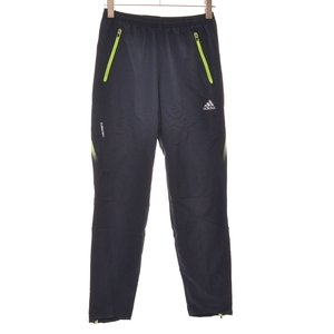 〇516425 adidas アディダス ○トラックパンツ サッカー フットサル 裾ジップ ウインドパンツ O35115 サイズM メンズ ネイビー