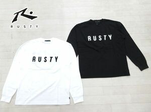 送料300円(税込)■ux019■レディース ラスティ 長袖Tシャツ M 2種 2点【シンオク】