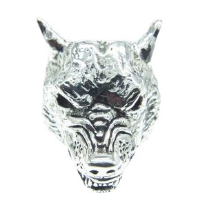 CRAZY PIG クレイジーピッグ CP113 2024年12月 CREAM購入証明書付属 Wolf Ring ウルフ リング シルバー系 19号【美品】【中古】