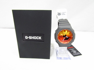 未使用 G-SHOCK ジーショック GA-2100FL-8AJF 20気圧防水 樹脂バンド ワールドタイム ダブルLEDライト 平均月差：±15秒 未使用品★140485