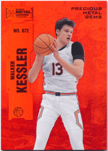 Walker Kessler NBA 2022 Skybox Metal Universe RC Rookie Precious Metal Gems Red 100枚限定 ルーキープレシャス ウォーカー・ケスラー