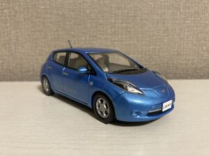 日産モデルカーコレクション　1/43 リーフ　LEAF　ブルー　青　ZE 1 ニッサン