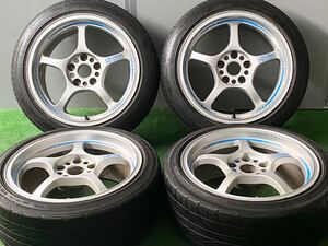 【希少品】RAYS レイズ グラムライツ GRAM LIGHTS 57C 17in 7.5J+30 8.5J+30 PCD114.3 205/45R17 205/50R17 シルビア ランエボ RX-7 RX-8 