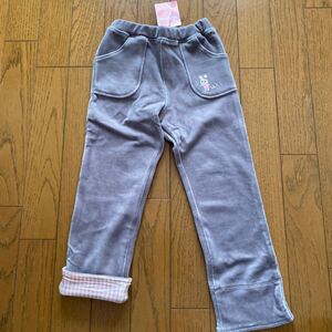 SALE　未使用　ミキハウス　ストレッチパンツ　110 ベロア　 パンツ 子供服 キッズ ミキハウス 女の子