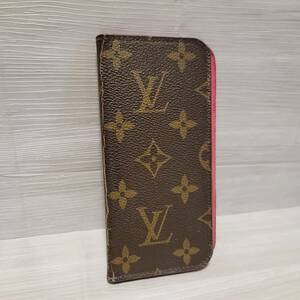  2165 即決 LOUIS VUITTON ルイヴィトン アイフォン iPhone7 iPhone8 SE フォリオ レザー スマホ カバー モノグラム ローズ スマホケース