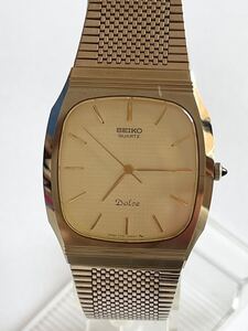 【No、11】SEIKO セイコー Dolce ドルチェ 7731-5090 クォーツ ゴールドカラー メンズ 腕時計 電池切れ動作未確認　ジャンク