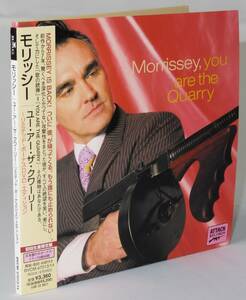 MORRISSEY You Are The Quarry 日本盤見開き紙ジャケット帯付き 初回生産限定盤CD+DVD BVCM-47013 モリッシー ユー・アー・ザ・クワーリー