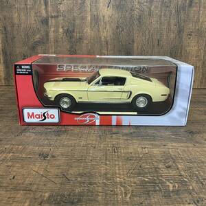 未使用 未開封 Maisto SPECIAL EDITION 1/18マイスト 1968 Ford Mustang GT Cobra Jet フォード マスタング コブラ ジェット SAHI0002-d2d