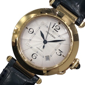 カルティエ Cartier パシャ　ドゥ　カルティエ WGPA0007 シルバー K18WG 腕時計 メンズ 中古