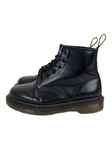 Dr.Martens◆101/6ホール/レースアップブーツ/38/ブラック/レザー