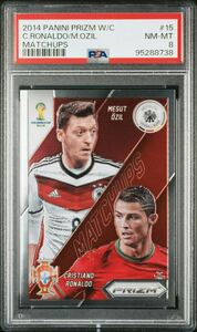 2014 PANINI PRIZM WORLD CUP MATCHUPS 15 CRISTIANO RONALDO/MESUT OZIL ロナウド/エジル