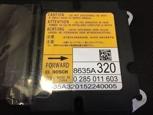 三菱 8635A134 エアバッグ コンピューター ECU 修理します。保証付き エアーバック AB2818