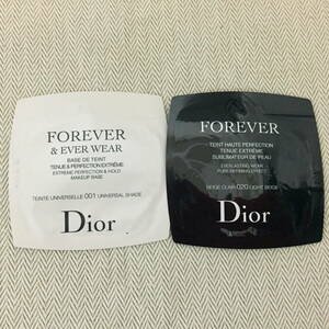 未使用（送料63円）ディオール■FOREVER 020リキッドファンデーション 001メイクアップベース 各1ml Dior