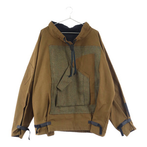 Maison Margiela 10 メゾン マルジェラ 21AW SPORTS JACKET プルオーバー コットンスポーツジャケット カーキ S50AM0532