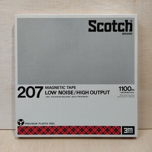 【中古】『Scotch 207 LOW NOISE/HIGH OUTPUT 1100m 180分』オープンリールテープ 10号 オープンリール オーディオ 音響機器 スコッチ