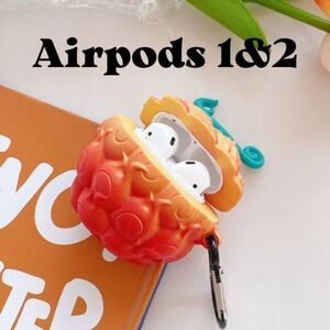 エアポッツケース AirPods 1&2 悪魔の実 ワンピース メラメラの実