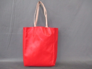 JILL STUART ジルスチュアート トートバッグ レッド×ピンク RED　PINK　縦37.5 cm　横25.5 cm　マチ10 cm