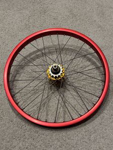 SHIMANO LARGE FLANGE REAR HUB & ARAYA 7C RIM WHEEL BMX ホイール