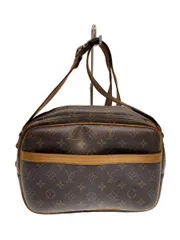 LOUIS VUITTON リポーターPM_モノグラム・キャンバス_BRW PVC ブラウン 総柄