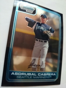 ★ASDRUBAL CABRERA 1ST BOWMAN CHROME 2006 MLB マイナーリーグ RC カブレラ MINOR LEAGUE