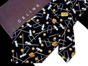 *:.*:【新品N】8074 セリーヌ【ＣＥＬＩＮＥ】「星・ゲートボール」ネクタイ