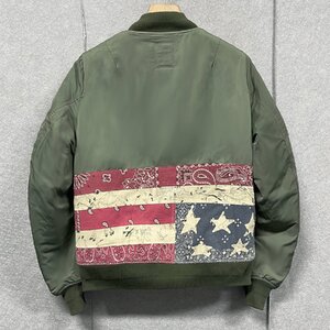 絶賛 visvim ビズビム 16AW ICT THORSON JKT フライトジャケット MA-1 泥染加工 US国旗 リバーシブル 中村ヒロキ 0216905013002 サイズ2