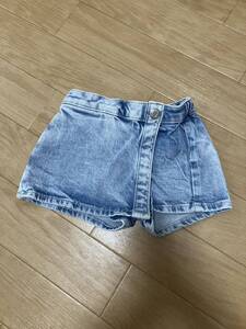 USED★baby GAP【デニム巻きスカート/ショートパンツ】90(18-24month)