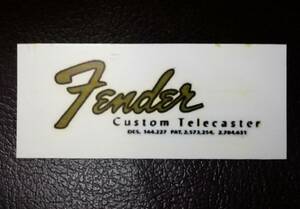 ☆Fender USA Custom Telecaster☆補修用デカール(シール)☆1964-1968☆ゴールド☆ハードレリック仕様☆ ctdgrhr202