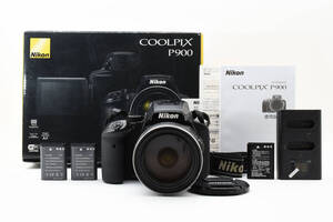 【実用品】 Nikon ニコン COOLPIX P900 ブラック コンパクトデジタルカメラ 元箱付き 【現状品】 #6750