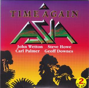 紙ジャケ2枚組レアライブCD エイジア/TIME AGAIN [1982/USA]