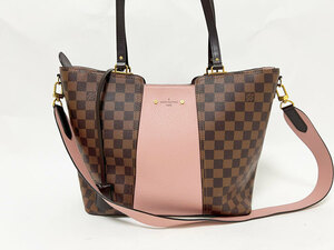 LOUIS VUITTON ルイヴィトン ダミエ JERSEY ジャージー 2WAYバッグ トートバッグ ショルダーバッグ マグノリア N44041 美品