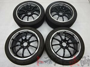 1400077003 ヨコハマ アドバンレーシング RS-D 18x8.0 45 PCD114.3 バリ山 タイヤ付き トラスト企画 U