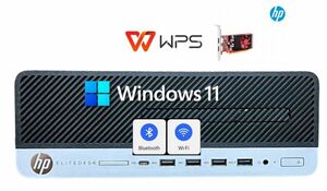 D1488/HP 705 G4/AMD Ryzen5 PRO 2400G/メモリ16GB/M.2 NVMe 256+3.5HDD1TB/DVD/グラボR7 430 2GB/Win11/Office WPS/無線LAN+Bluetooth