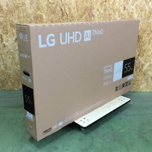 【TH-3351】未使用 LGエレクトロニクス 55inch 4K 55UR801C0JB ThinQ Apple AirPlay/Home【ヤマト家財便 or 引き取り】