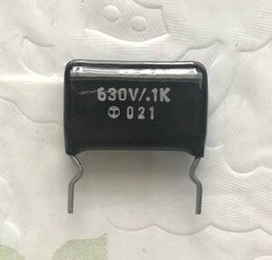 即決♪新品・コンデンサー0.1uF/630V 10個（Made in Japan）