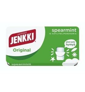 Cloetta Jenkki クロエッタ イェンキ スペアミント味 キシリトール ガム 8箱×18g フィンランドのお菓子です