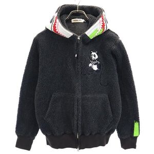 アベイシングエイプ ボア パンダ ジップパーカー S グレー系 A BATHING APE メンズ