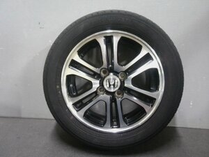 5kurudepa N-BOX DBA-JF1 タイヤ ホイール １本 ヨコハマ 155/65R14 純正 アルミ ４穴 P=100 カスタム JF2