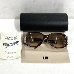 【41】1円～ CAZAL カザール サングラス MOD.880/1 COL.162 58□17 125 ゴールド/ブラウン スモークレンズ レディース 現状品