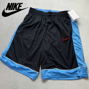 送料360円 Lサイズ 新品 NIKE Dri-FIT ショートパンツ ショーツ ハーフパンツ メンズ ジャージ バスパン 夏 黒 ブラック 青 ブルー 水色