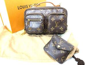 【美品】ルイ ヴィトン モノグラム ユーティリティ クロスボディ ボディバッグ 2WAYショルダーバッグ LOUIS VUITTON/M80446　Y721