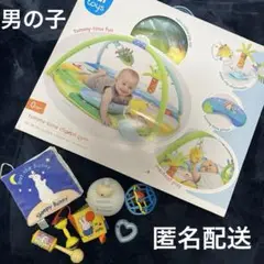 ベビー0歳〜　ガラガラ　布絵本　ベビージム　おもちゃまとめ売りセット