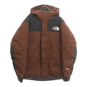 ザノースフェイス 22AW GORE-TEX MOUNTAIN DOWN JACKET ゴアテックス マウンテン ダウンジャケット ブラウン/ブラック ND92237